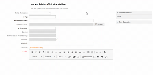 Das Otrs Add On Tickettemplates Von Maxence Vorlagen Fur Tickets
