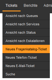 QuestionCatalogMenüEintrag